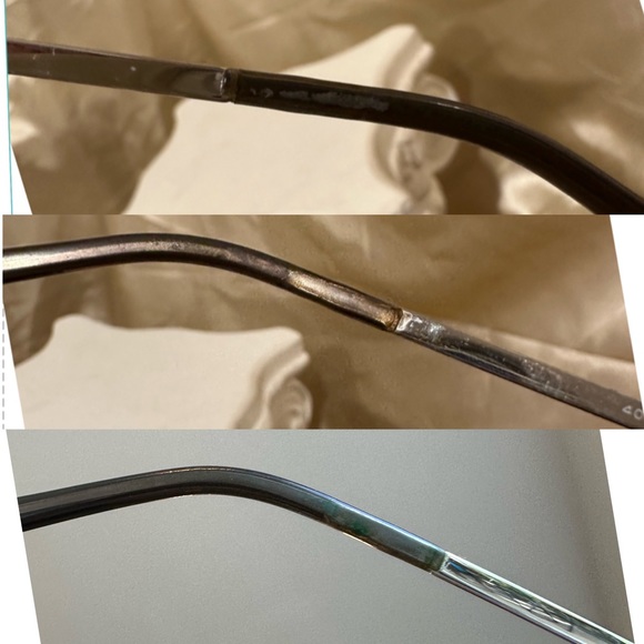 Chanel 4099 Rimless CC Vintage Y2K Sunglasses in Grey Blue Hue - Picture 14 of 16